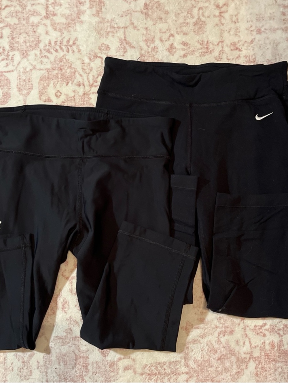 Nike and under armor capri set